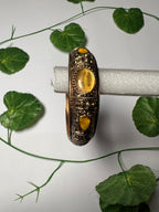 Boho Color Gem Bangles | Gold Plated