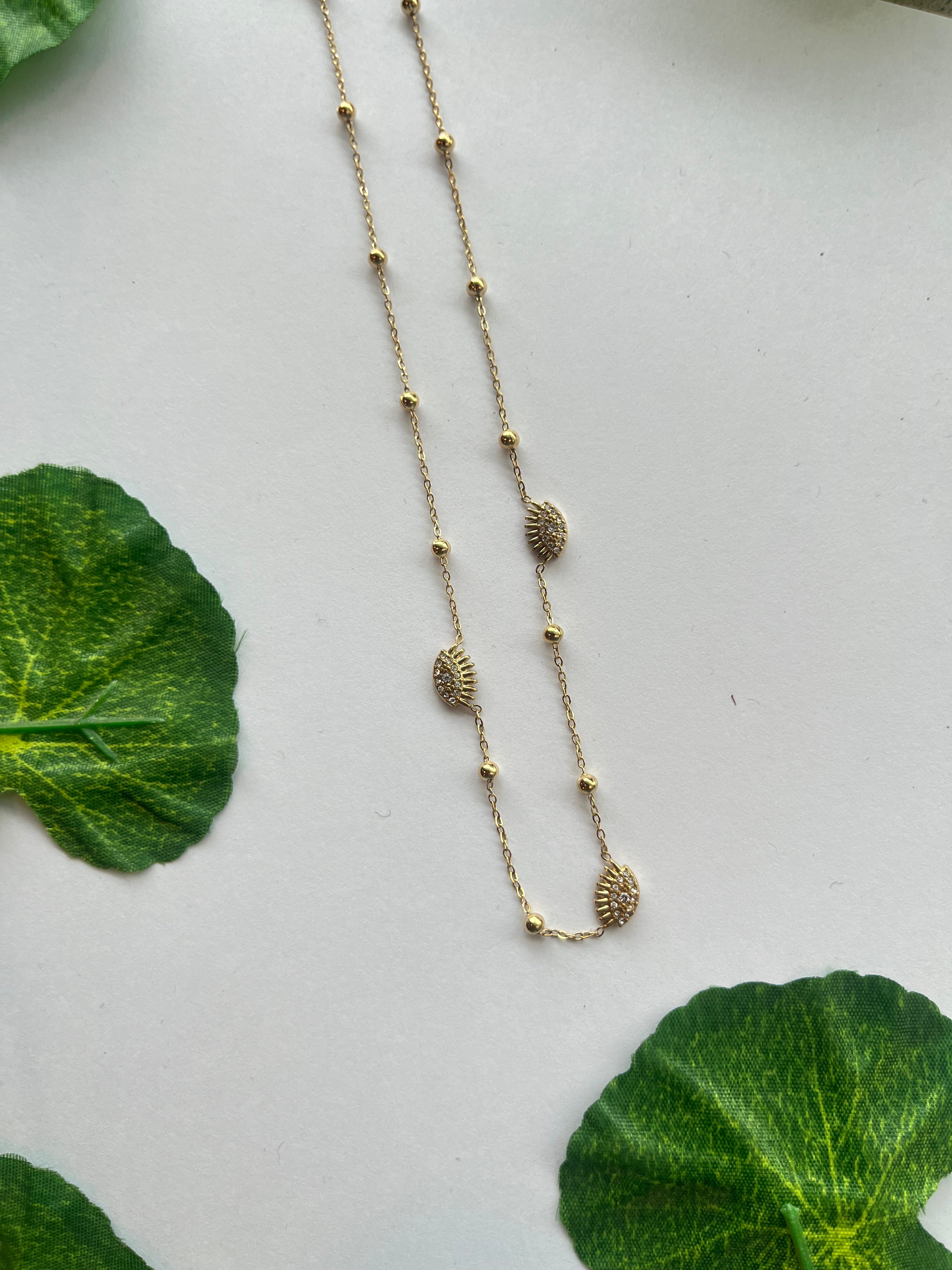 Leaf Charm Chain