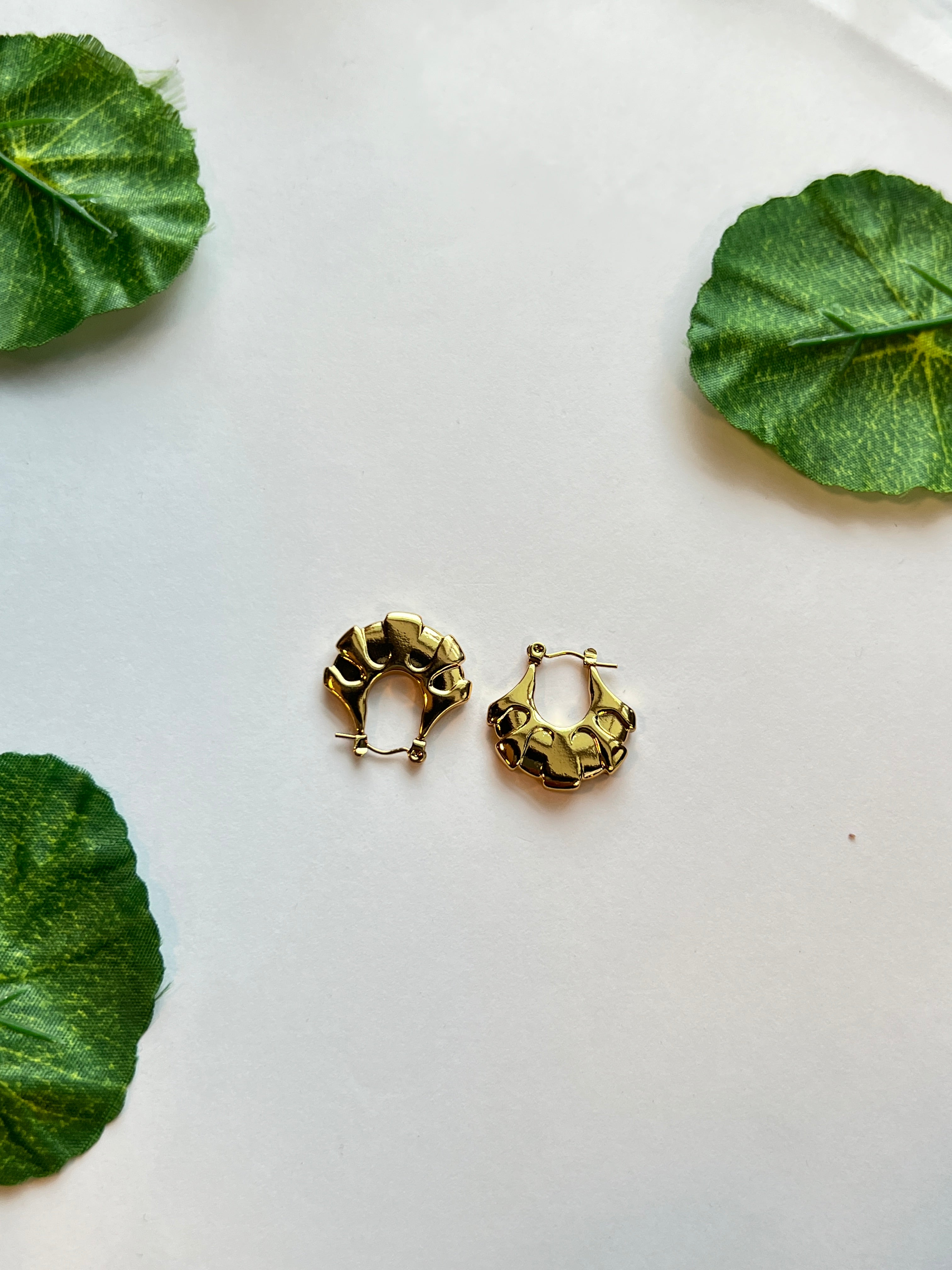 Chunky Gold Hoops