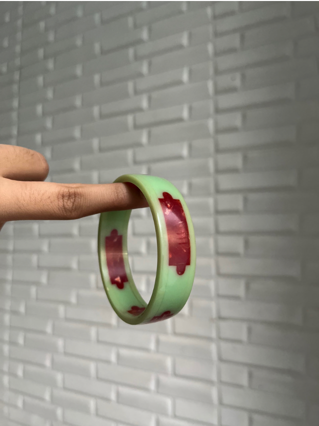 The Mint & Ruby Inlay
